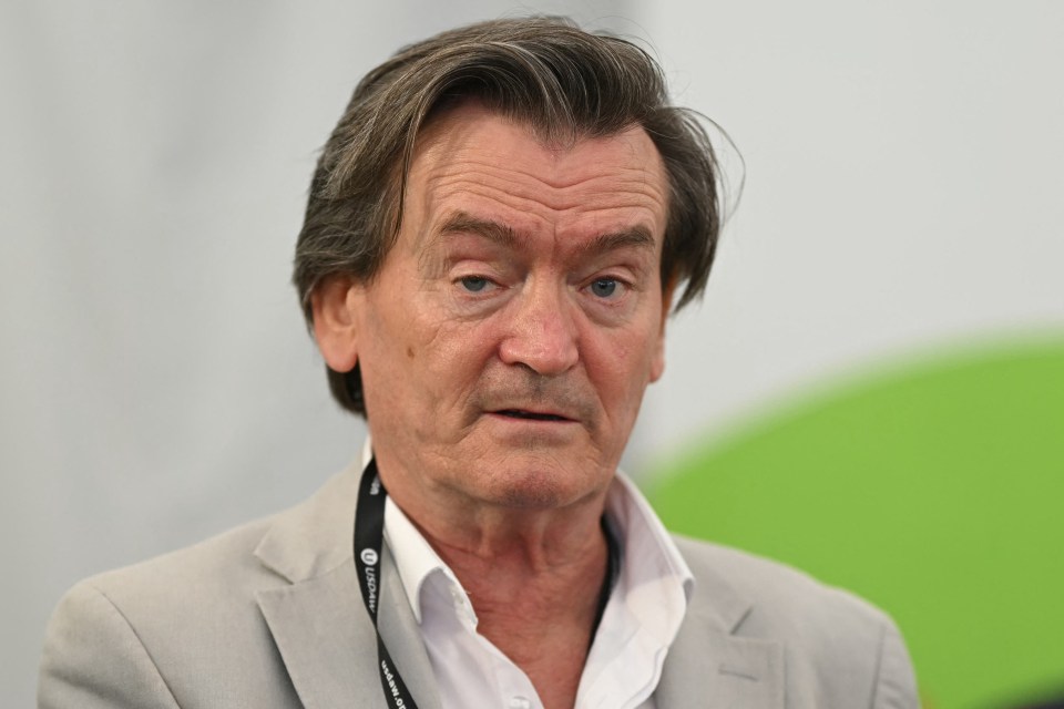 Headshot of Feargal Sharkey at a Labour Party conference.