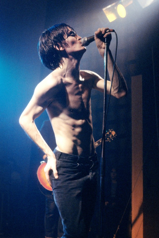 Feargal Sharkey of The Undertones performing on stage.