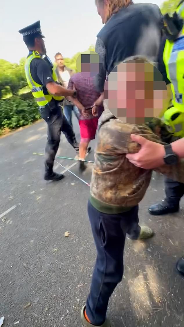 The boys, both understood to be 10 years old, were approached by Cumbria Police officers in Kirkby Lonsdale yesterday after reports that someone had been threatened with a penknife