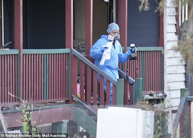 The address had become more and more cluttered with rubbish after the couple moved in about six months ago, a neighbour told Daily Mail Australia