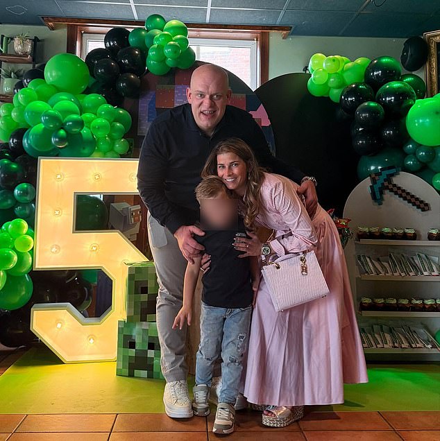 The couple have two children together, a daughter Zoe, 7, and son Mike, 5.