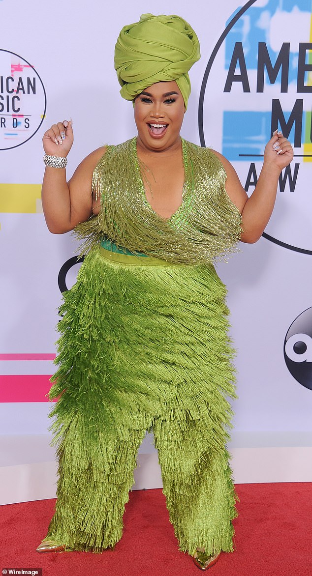 In 2017, make-up guru Patrick Simondac, 35, who is known as Patrick Starr, stood out from the crowd for all the wrong reasons in his fringed green jumpsuit