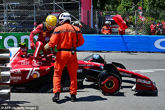 Ferrari were given just two-and-half hours to put Hamilton's car back together after the crash