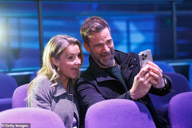 BBC Morning Live co-stars Gethin, 47, and Helen, 41, have found themselves at the centre of romance rumours as news of their reported romance circulated last week (pictured in January)