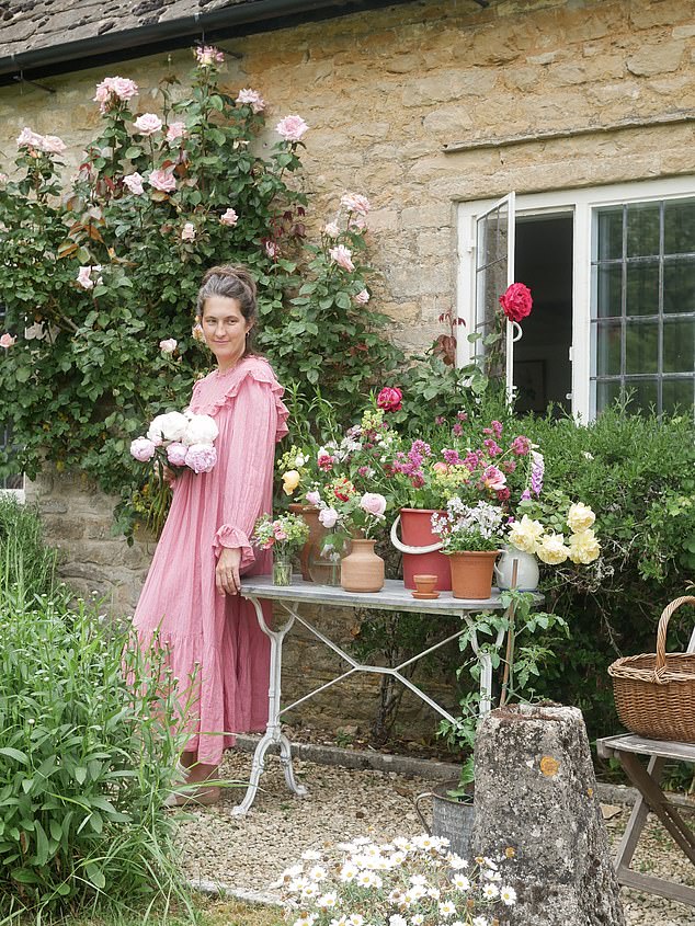 American expat Kirk (pictured) who has four children aged between two and nine, shares a slice of her fairytale life in the Cotswolds each day with her 31,000 Instagram followers
