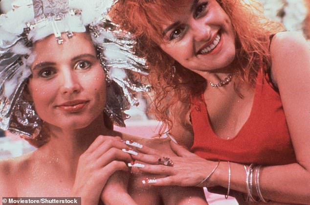 The film was based on Brown's songs from her 1984 EP titled Goddess In Progress - but bombed at the box office upon its release; seen above in the 1988 film with Geena Davis
