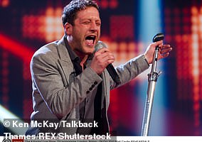 Sheeran settled out of court after being accused of copying the track 'Amazing', recorded by British X-Factor winner Matt Cardle (pictured)
