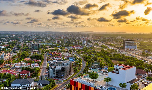 A general view of Accra, the capital city of Ghana, in 2018