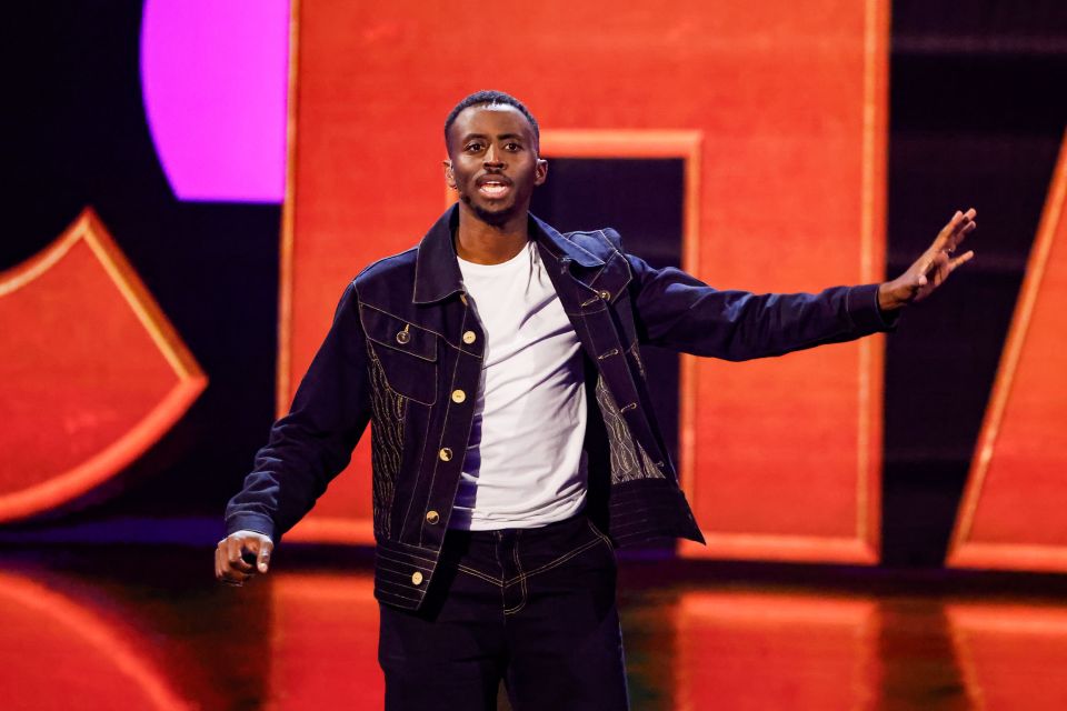 Joseph Charm performing on Britain's Got Talent.