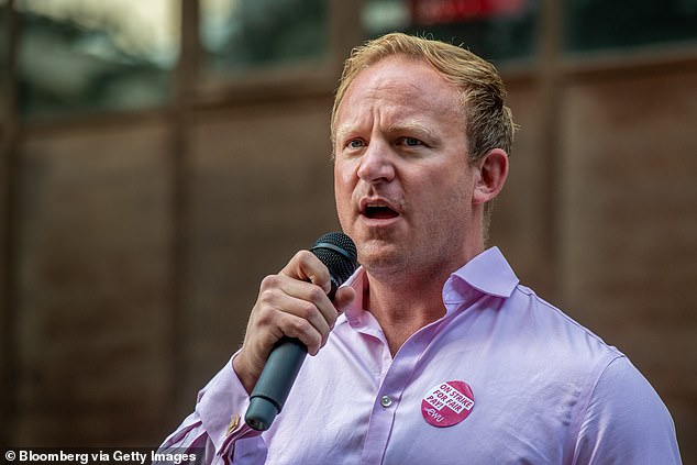 Pictured: Rayner's boyfriend Mr Tarry who was ousted as the Ilford South MP at the last election after a bitter local battle which saw him deselected as a Labour candidate