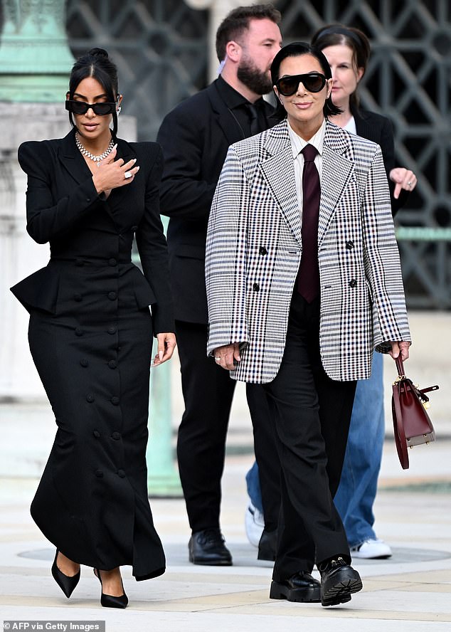Kris Jenner touched down in Paris to offer moral support to her second eldest, Kim, as she took the witness box
