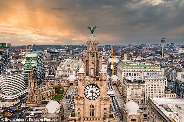 The average property price in Liverpool has increased 10.5 per cent year-on-year