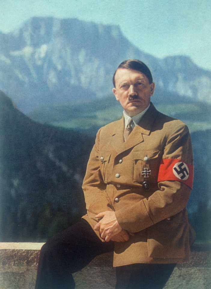 Photo of Adolf Hitler in Berchtesgaden, Germany.
