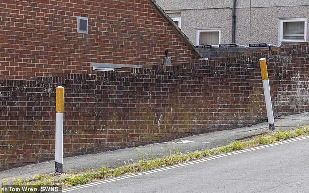 The 'cigarette' bollards have divided residents, with some saying it is "funny"