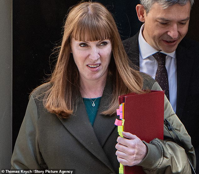 Ms Rayner was recently accused of being 'on manoeuvres' when a leaked memo revealed she had urged Chancellor Rachel Reeves to hike taxes on higher earners