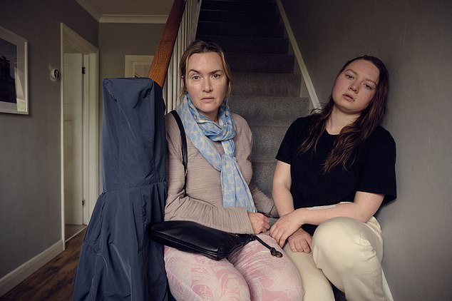 While her breakout role in 2022's hard-hitting drama I Am Ruth, saw her play the troubled teenage daughter of her real life mother (pictured together in drama)