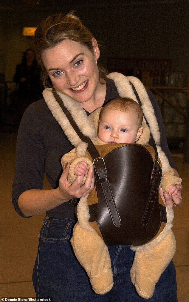 And she claimed her famous parentage has led to a 'misconception' that she was submerged in the acting world from an early age (Kate and Mia pictured in 2001)