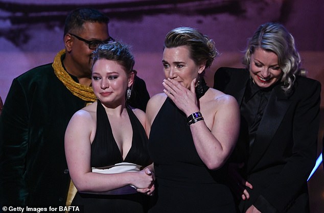 Some in the industry who have worked with both mother and daughter have also suggested that Mia has learned a lot from Kate and benefitted immensely from having the Reader star as a 'source of support' (seen at 2023 BAFTAs together)