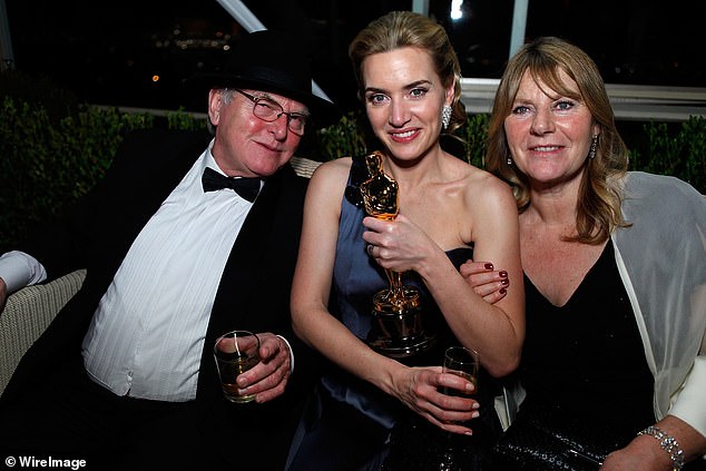 However, others have pointed out that Kate herself was brought up in a family of actors, with her father and both older and younger sisters all also being actors, as well as her maternal grandparents (pictured with father Roger and mother Sally in 2009)