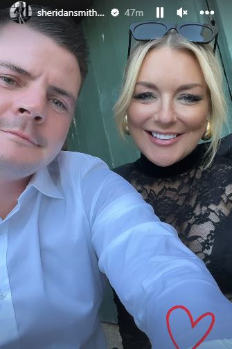 Sheridan Smith and Dave Ryan selfie.