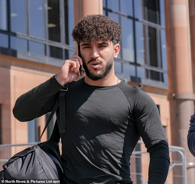 Police initially tried to stop Azarbonyad in the village of Swalwell, Gateshead, as one of his rear lights was defective - but he sped away