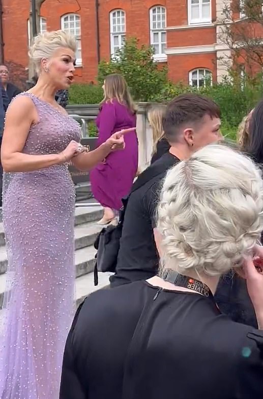 Olivier Awards host Hannah Waddingham called out a photographer on the 2024 red carpet after she was asked to 'show a leg'