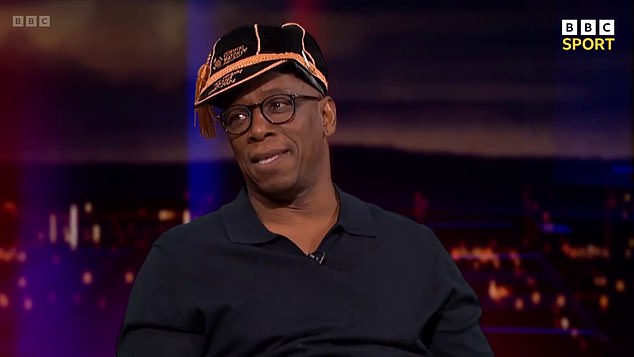 Ian Wright was presented a special cap to mark his time working on the highlights show in May last year. Lineker is set to be handed a similar cap to mark his time on the show