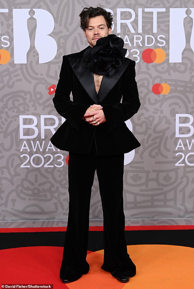 Harry Styles is thought to wear a size 10 shoe, slightly on the smaller side for his reported height of 6ft