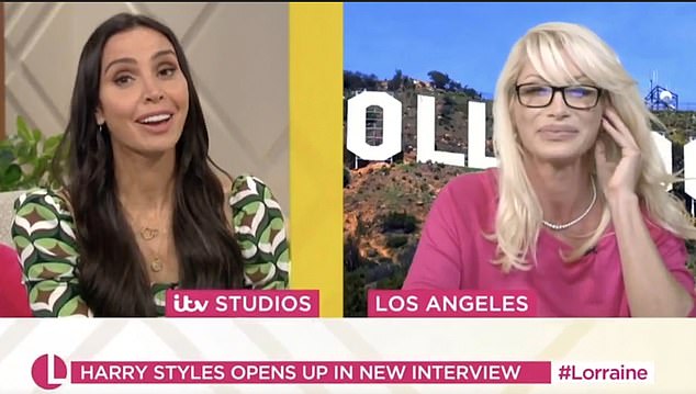 Back in 2022 Dani (R) made an appearance on ITV Lorraine as a showbiz correspondent from LA and viewers were stunned by her LA make over (pictured with with host Christine Lampard)