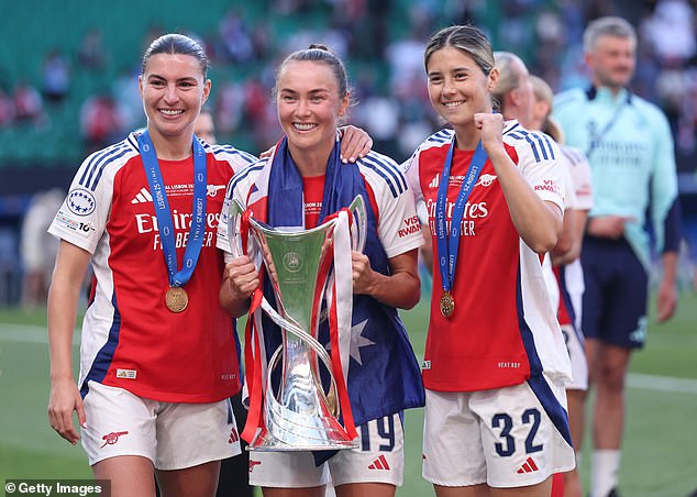 They witnessed a memorable performance from the Gunners, who stunned Barcelona to lift the trophy