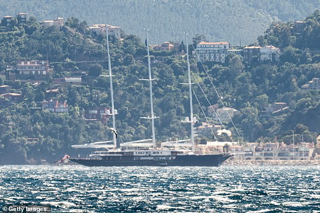 This week, the pair have been enjoying some down-time on Bezos' $500m super-yacht