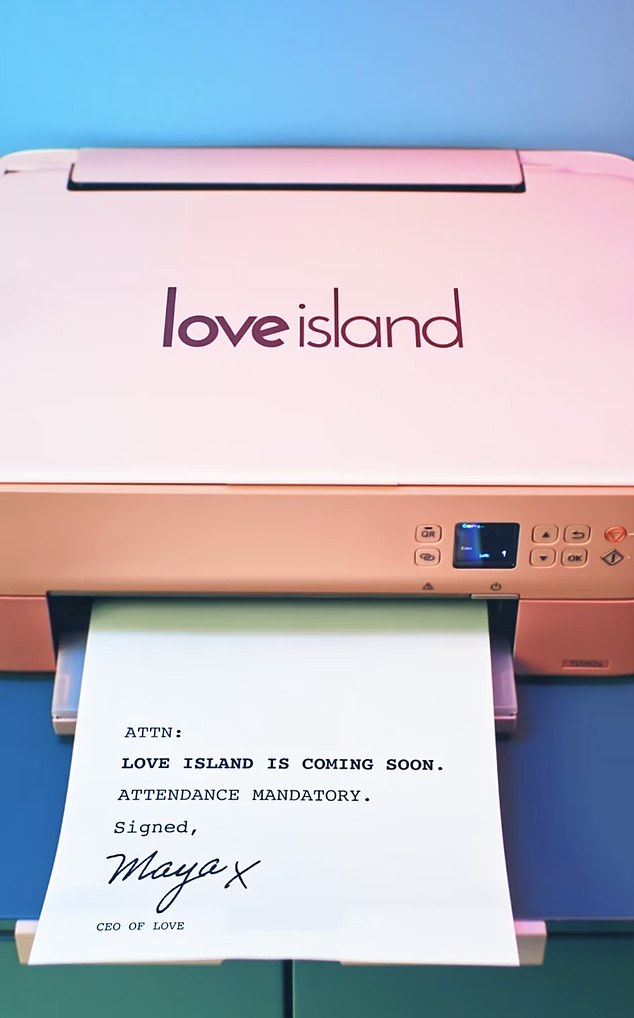 A short clip, shared to Instagram, revealed Love Island would be back on screens with a new series very soon