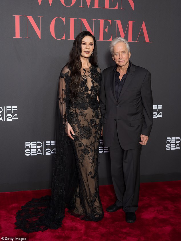 Both Dylan and Carys have already begun their own acting careers, following in the footsteps of their famous parents, pictured at the Red Sea International Film Festival in 2024