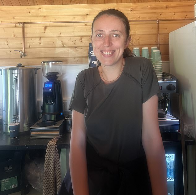 Tara Price (pictured), a 30-year-old Australian woman, came to the island to work and travel