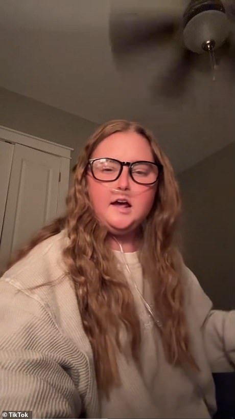 In the last video she posted, she opened a get-well present sent to her from Tim Tebow and gave a grim update on hear health