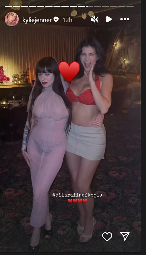 The party was to celebrate the collaboration with London fashion designer Dilara Findikoglu