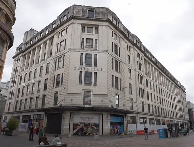 Glasgow's Debenhams has also remained empty and disused since the firm went into liquidation in 2021