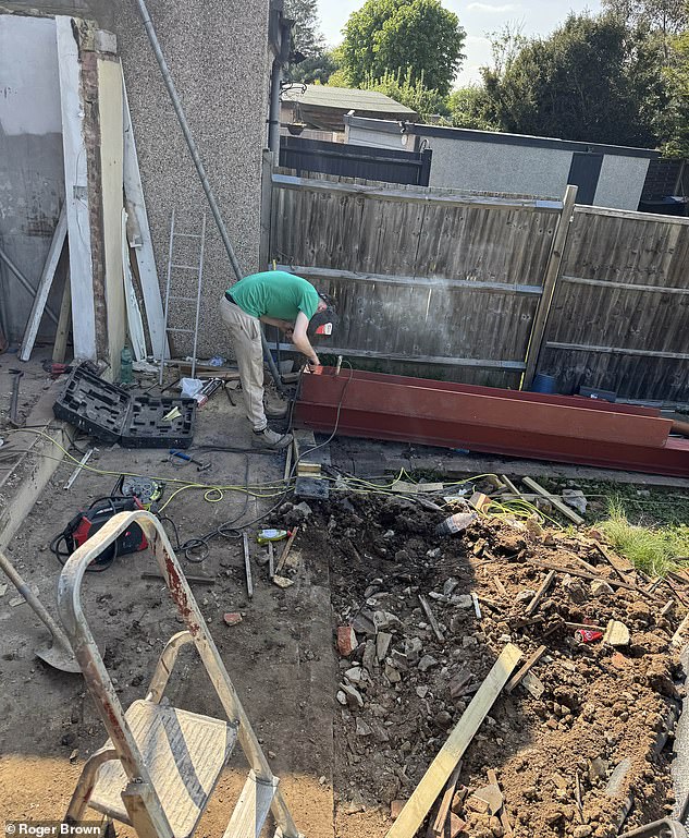 The house is being converted into a six-bedroom house of multiple occupancy