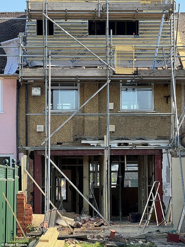 The house has already been extended to include another floor of rooms