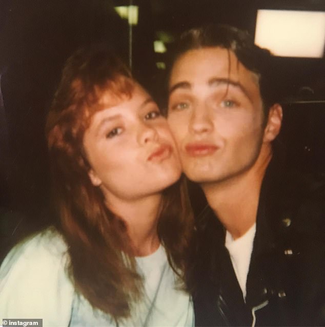 But it was her fateful casting on 1990's Teen Angel Returns which saw her spark up a romance with future Beverly Hills: 90210 hunk Priestley when she was 17 and he was 19