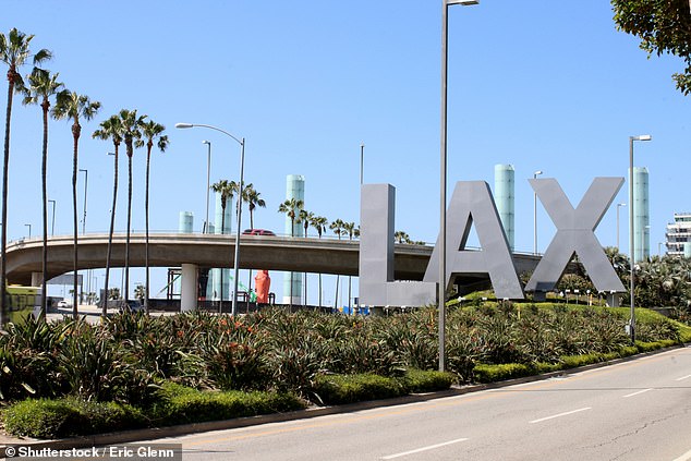Just hours after she arrived at LAX, Ms Gourley was kicked out of the country and sent back to Australia (stock image)