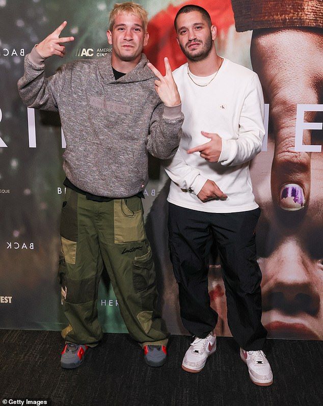Michael and Danny (pictured) started out filming stunts and pranks in their backyard at the age of seven, but soon graduated from home videos to Hollywood flicks, with projects such as 2022 film Talk To Me, which made $100 million at the box office, and Bring Her Back, which is set to hit screens on May 29