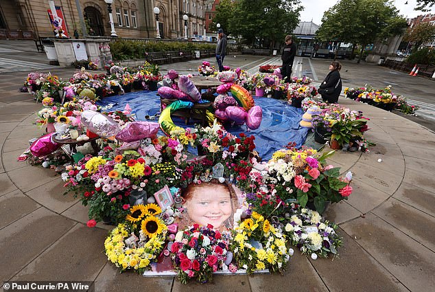 A memorial to the victims: Elsie Dot Stancombe, Alice da Silva Aguiar and Bebe King outside the Atkinson Art Centre