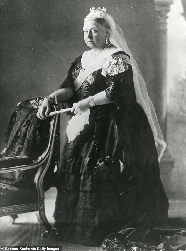 Queen Victoria. Following her husband's death she wore black for the rest of her life