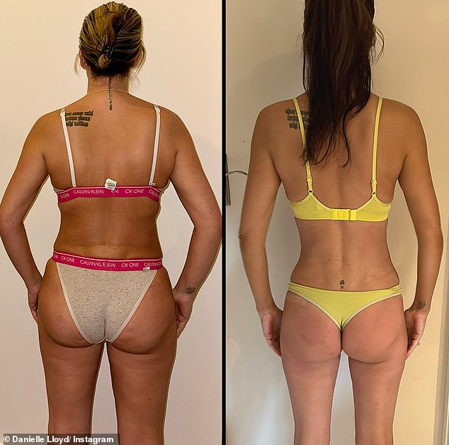 She captioned the post: 'Following my recent skin cancer diagnosis, I¿ve been committed to improving my overall well-being'