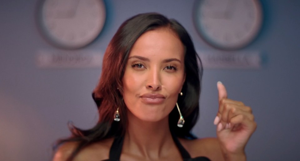 Maya Jama in the Love Island Series 12 trailer.