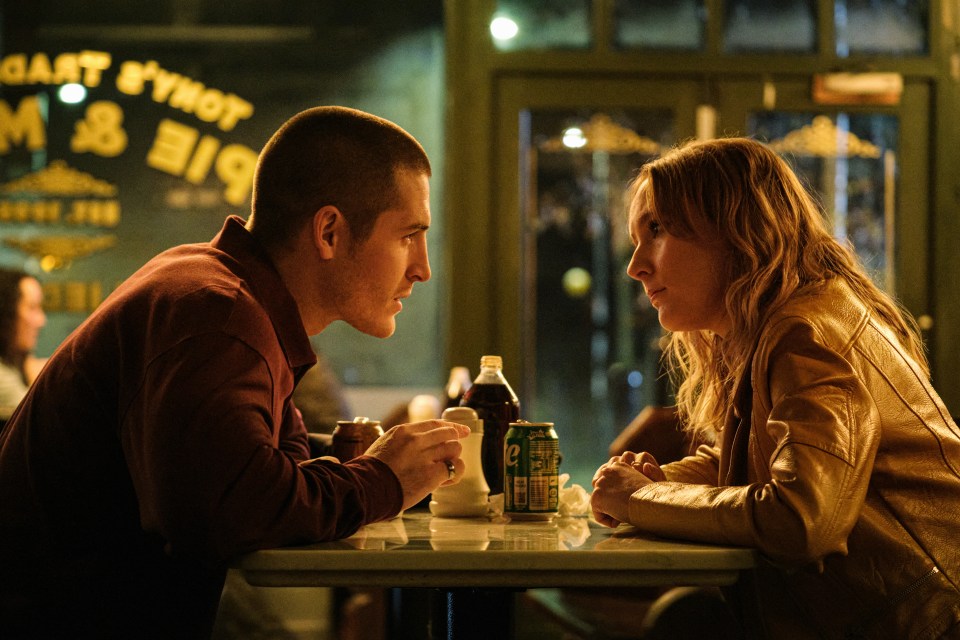 Rose Ayling-Ellis and Kieron Moore in a scene from Code of Silence.