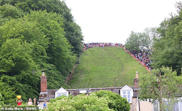 The traditional event in Gloucestershire got under way on this May Bank Holiday Monday