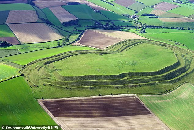 The 'war-cemetery' at Maiden Castle is one of Britain's most famous archaeological discoveries