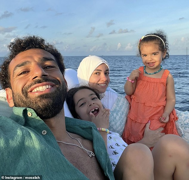 The Salah brood reside in the same neighbourhood as Manchester City's Erling Haaland in the affluent county of Cheshire